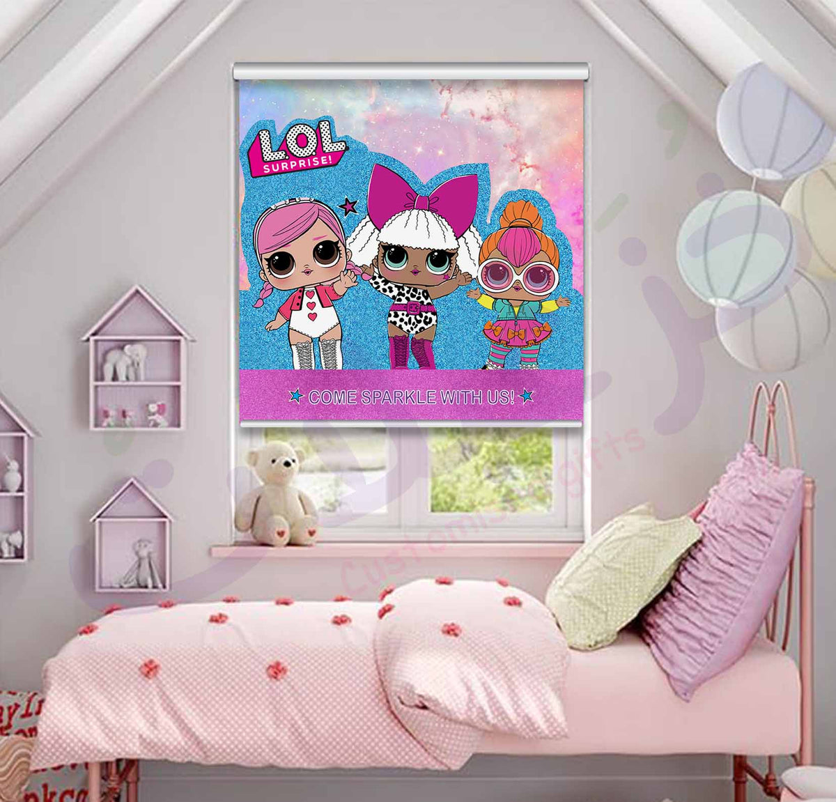 Lol surprise sparkle curtain 5ouza3balat