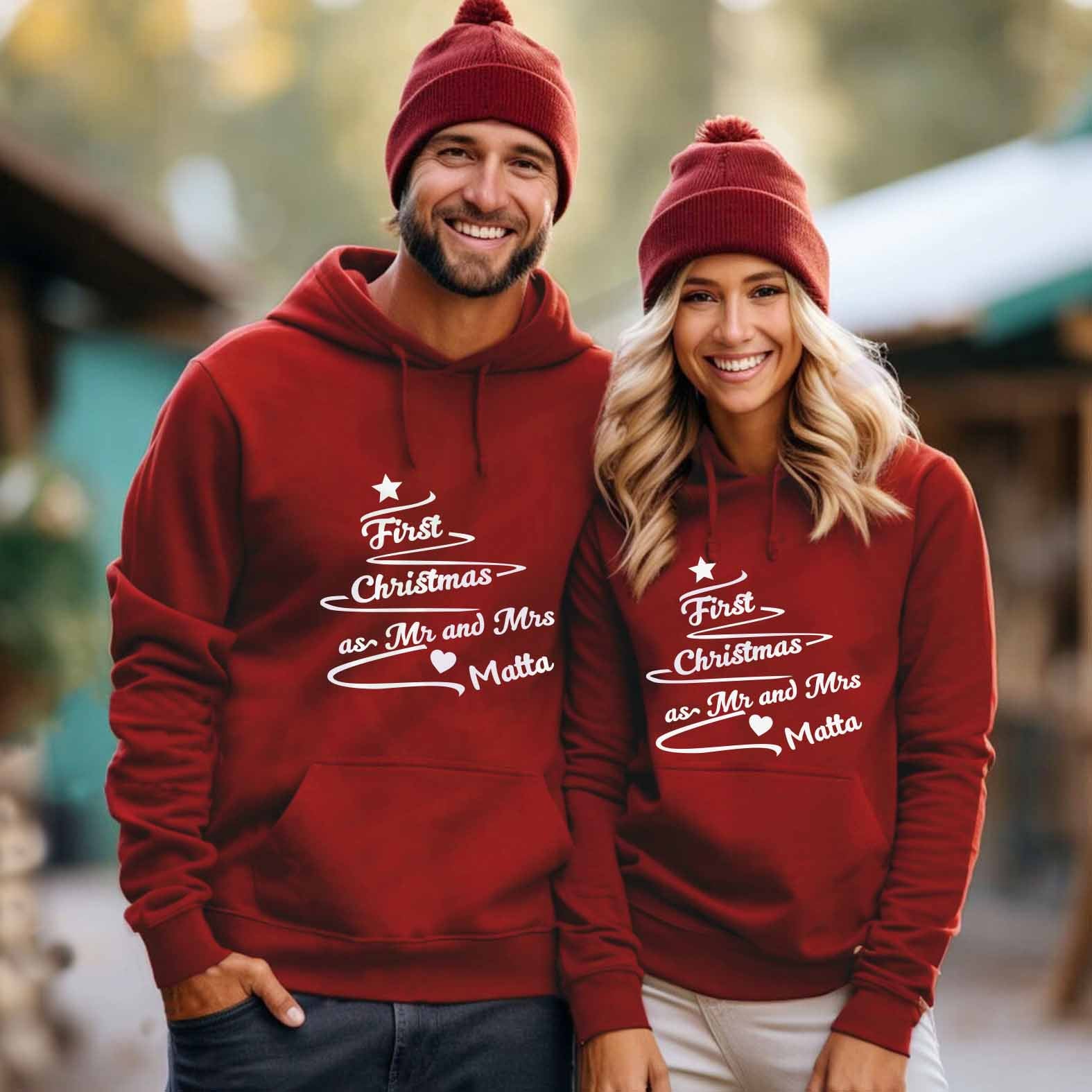 Christmas couple hoodie 06 – 5ouza3balat - Main Image