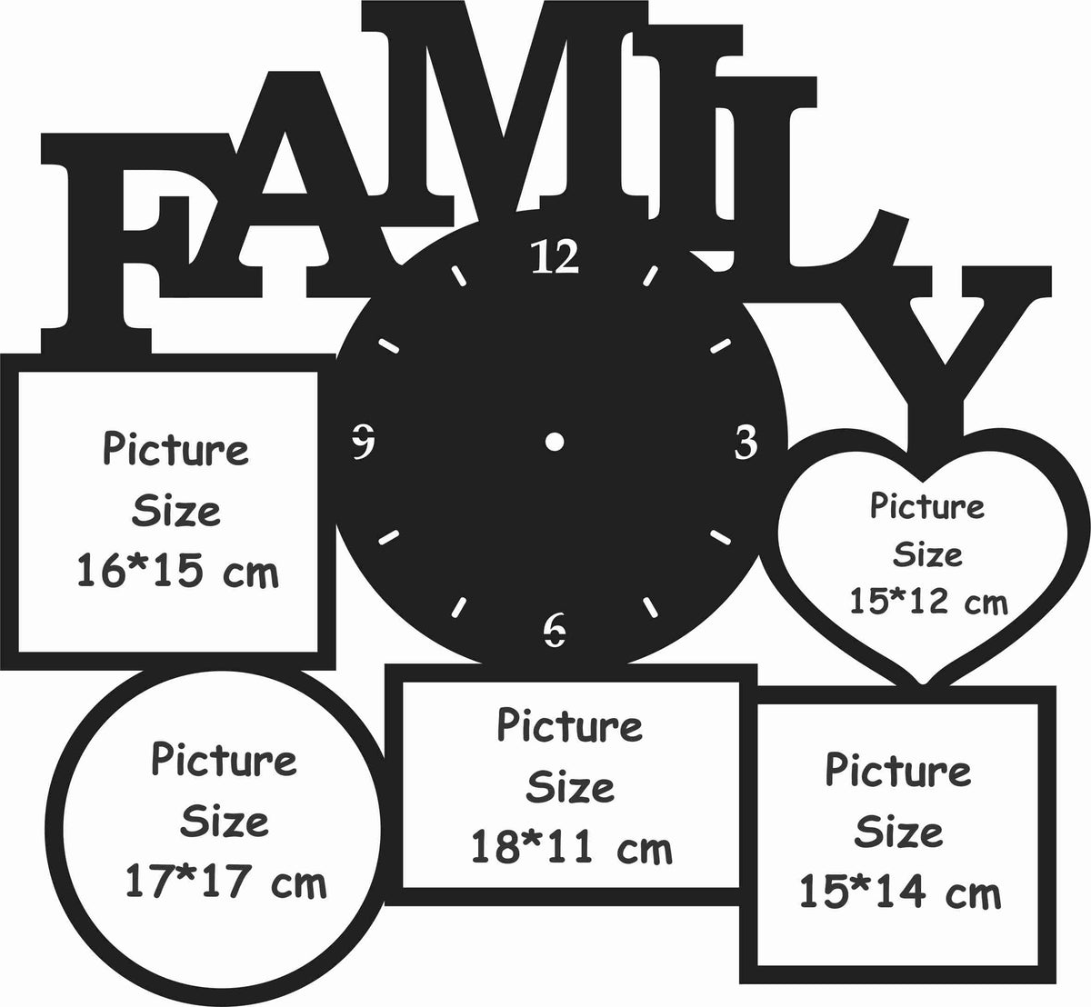 Telecom Clock Family Family clock 01 – 5ouza3balat