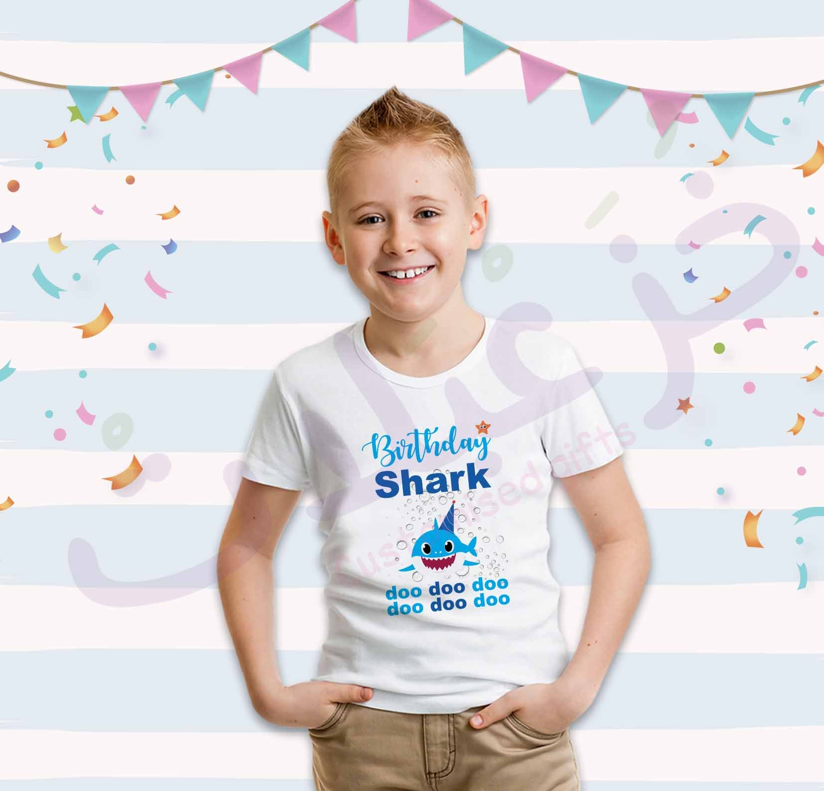 Baby shark boy store shirt