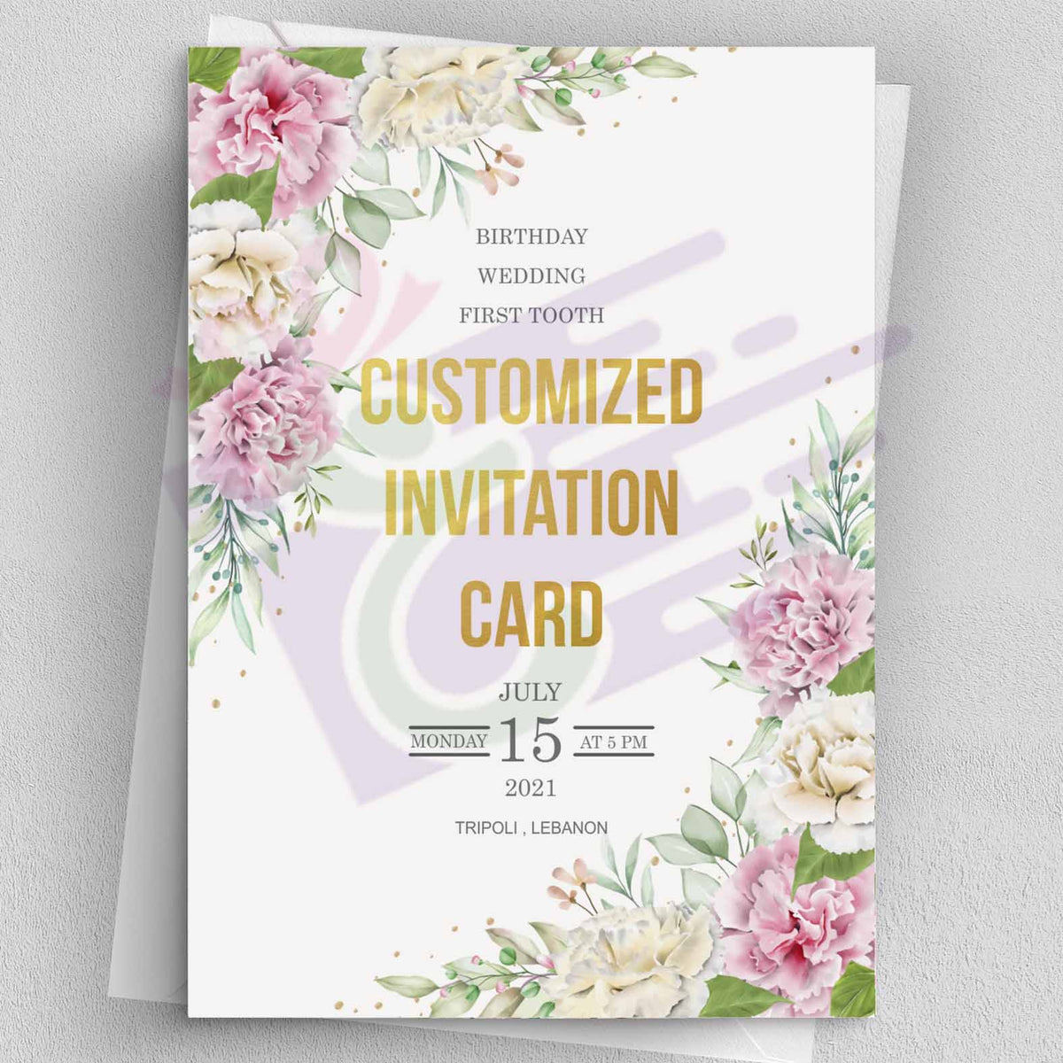 Customized invitation card – 5ouza3balat