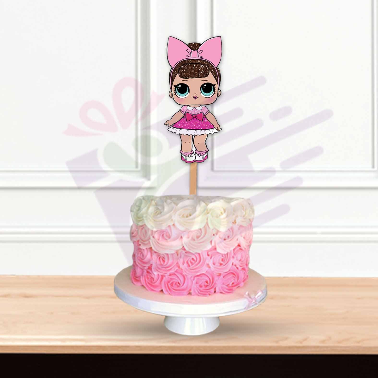9pcs LOL Girl Color printing acrylic Happy Birthday Cake Topper set –  NZgotoy